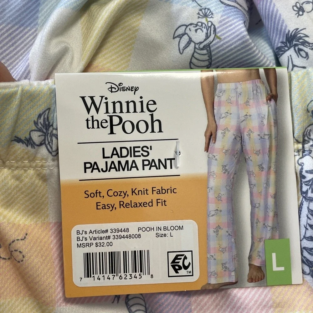 NWT Disney Winnie The Pooh Eeyore Pajama Pants Sleepwear Loungewear Womens Large - Picture 11 of 15